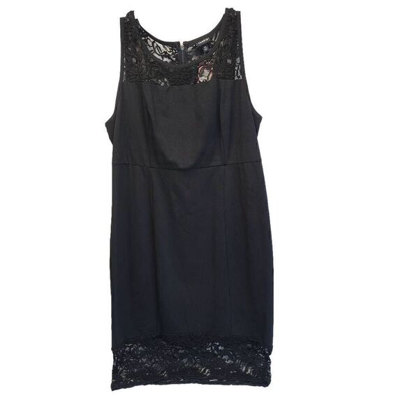 Torrid Black Lace Trim Sleeveless NWT Women's Size 16 Dress E11 - Picture 2 of 12